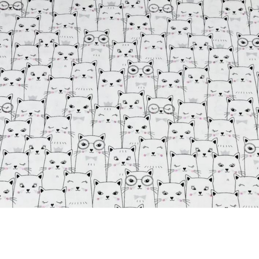 Tissu Coton Motif Chats