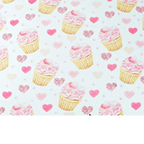 Tissu Coton Motif Cupcakes