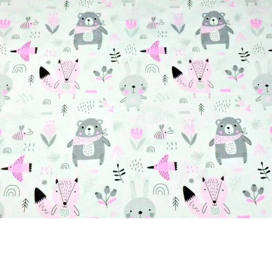 Tissu Coton Motif Animaux