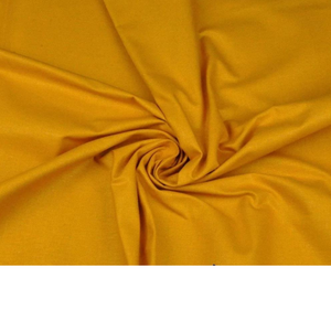 Tissu Coton Uni Moutarde