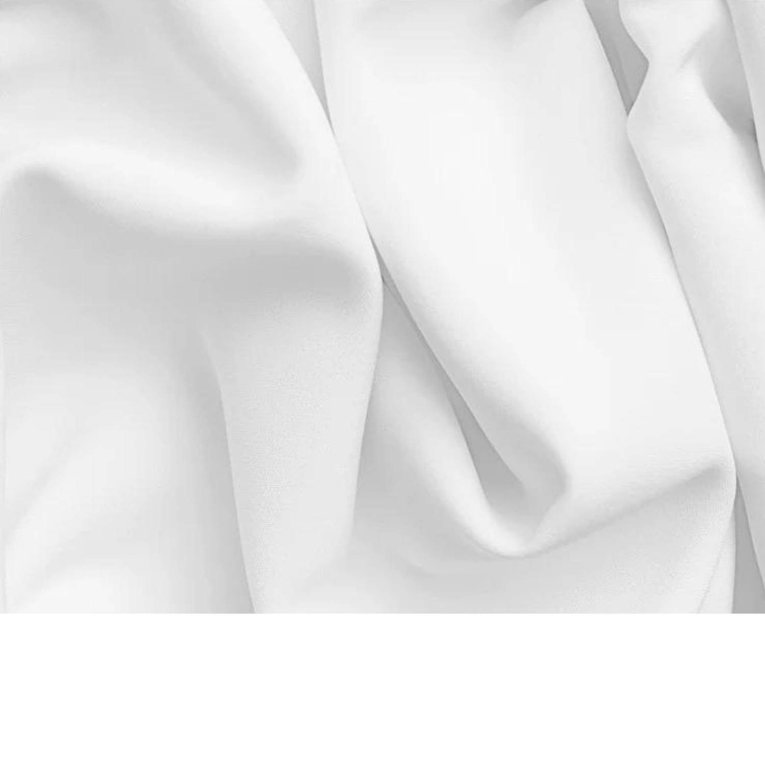 Tissu Coton Uni Blanc