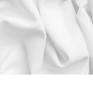Tissu Coton Uni Blanc