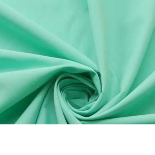 Tissu Coton Uni Menthe