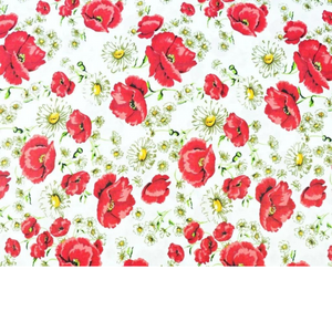 Tissu Coton Motif Fleurs