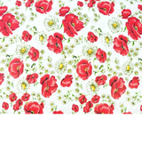 Tissu Coton Motif Fleurs