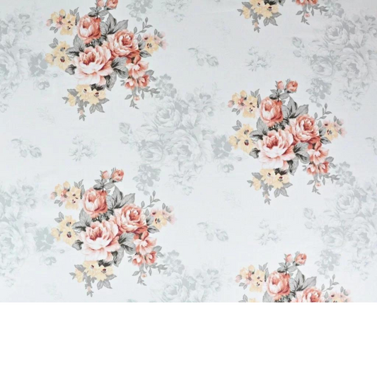 Tissu Coton Motif Fleurs