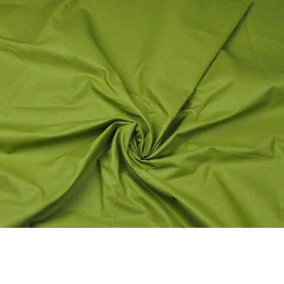 Tissu Coton Uni Olive
