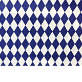 Tissu Coton Imprimé Bleu Et Blanc