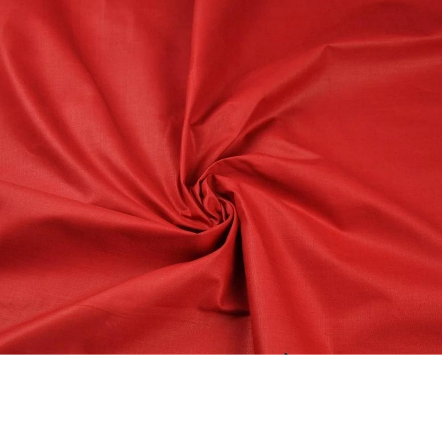 Tissu Coton Uni Rouge
