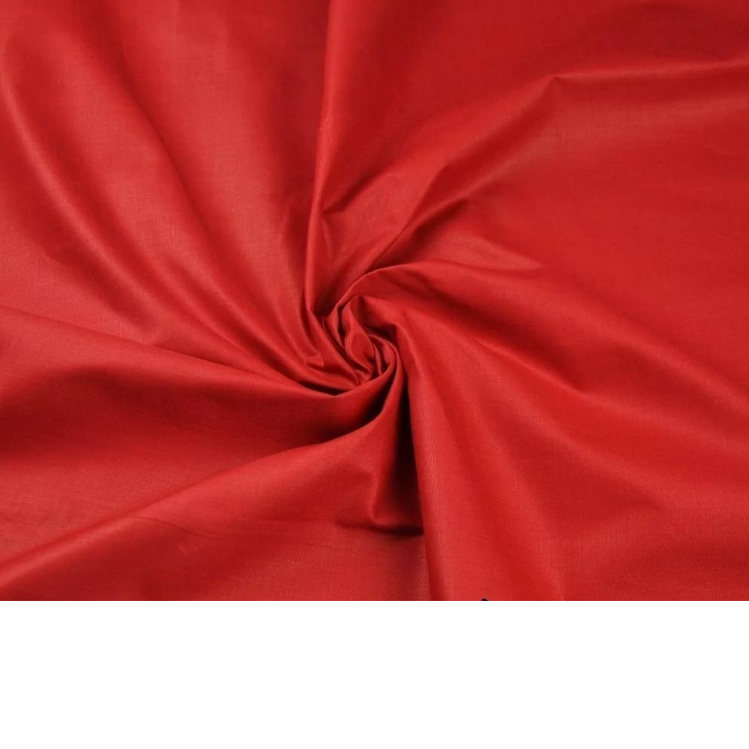 Tissu Coton Uni Rouge