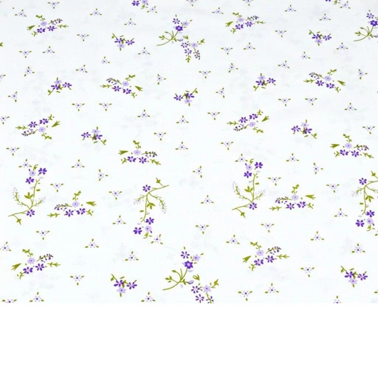 Tissu Coton Motif Fleurs