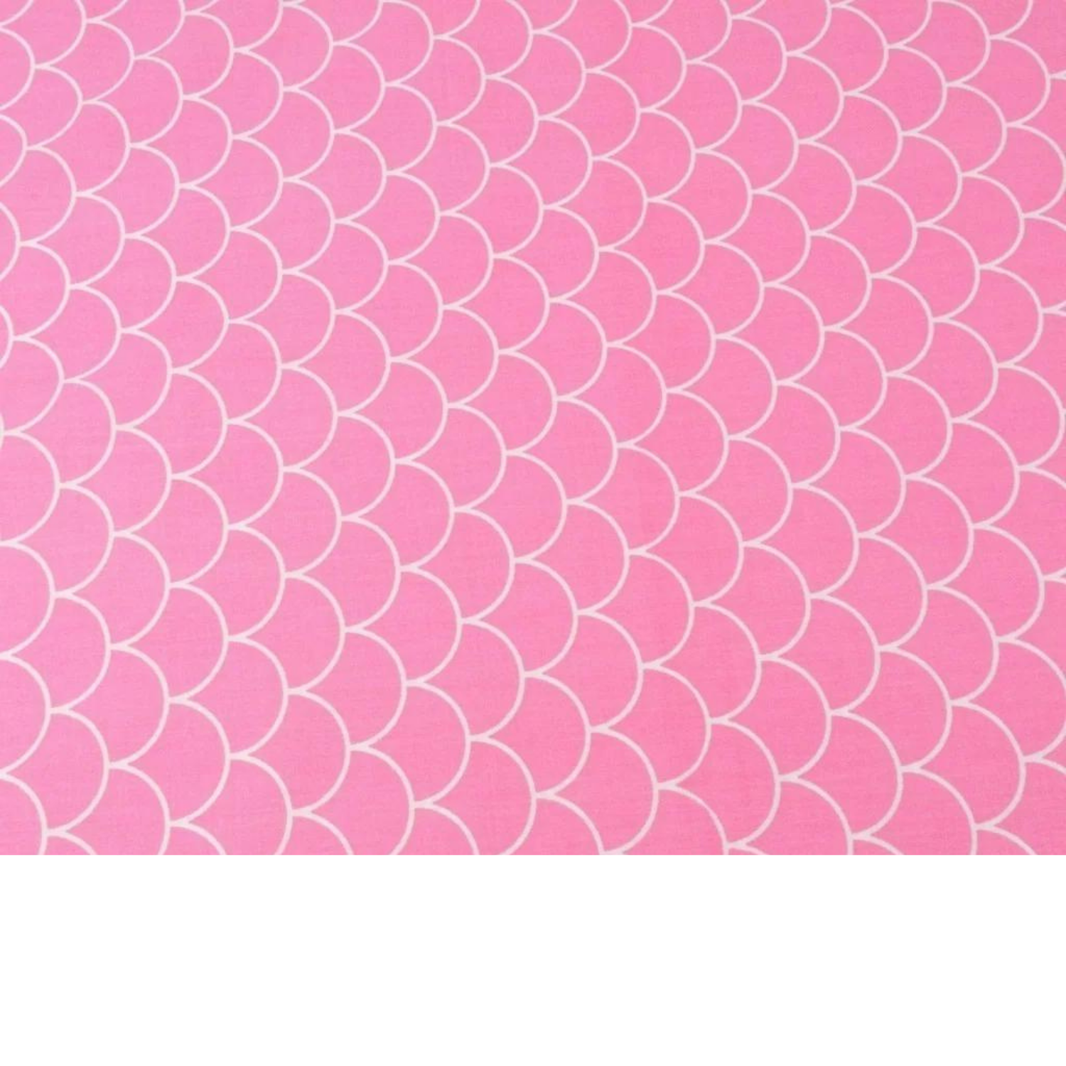 Tissu Coton Imprimé Blanc Et Rose