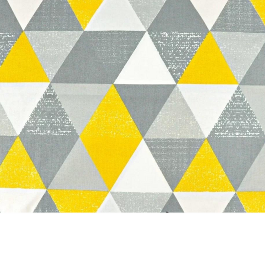 Tissu Coton Motif Triangles