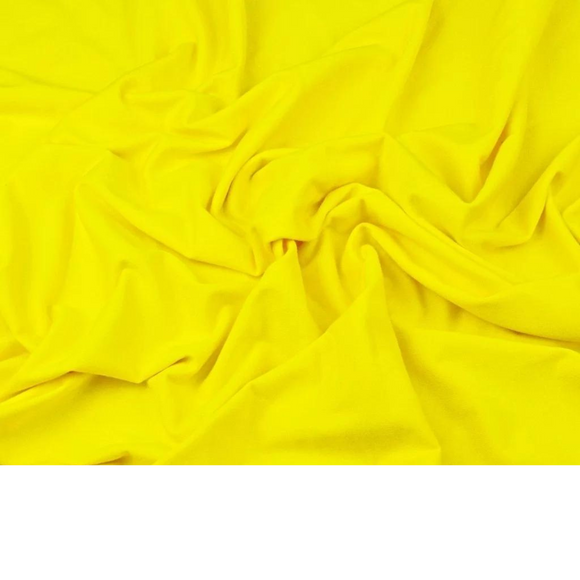 Tissu Jersey - Jaune