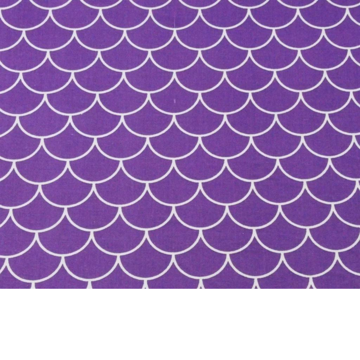 Tissu Coton Imprimé Blanc Et Violet