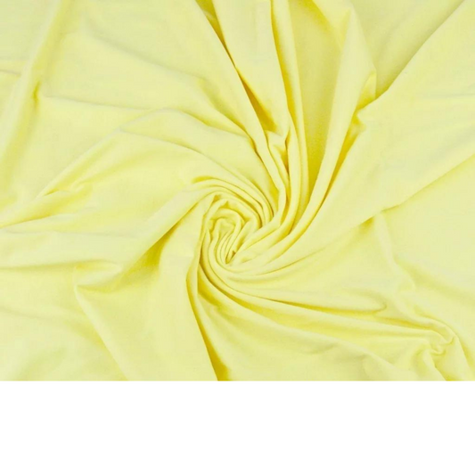 Tissu Jersey - Jaune Clair