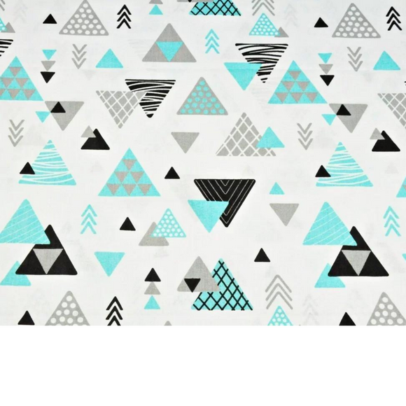 Tissu Coton Motif Triangles