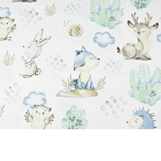 Tissu Coton Motif Animaux