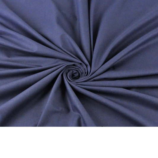 Tissu Coton Uni Bleu