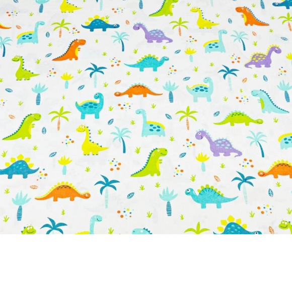 Tissu Coton Motif Dinosaures