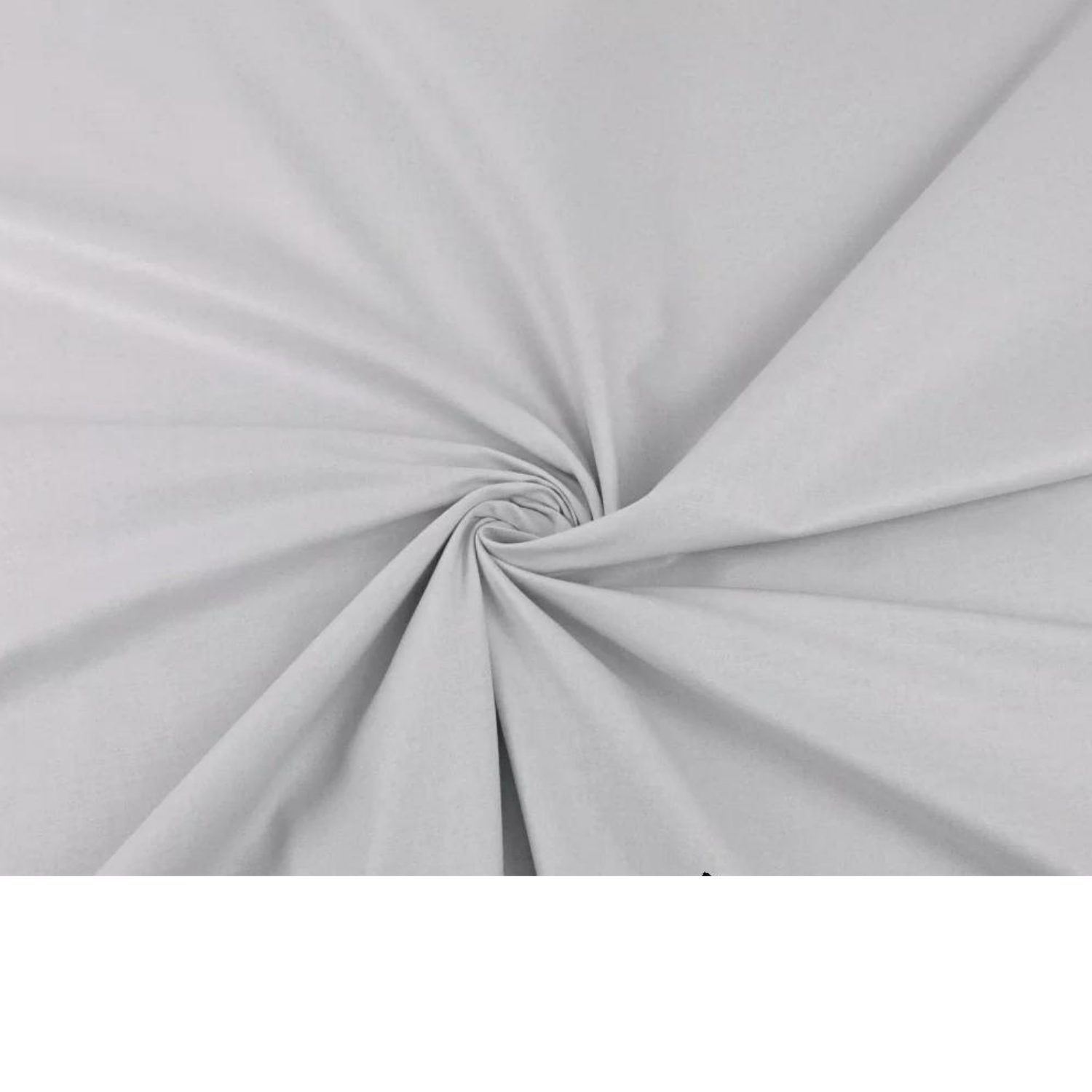 Tissu Coton Uni Gris Perle