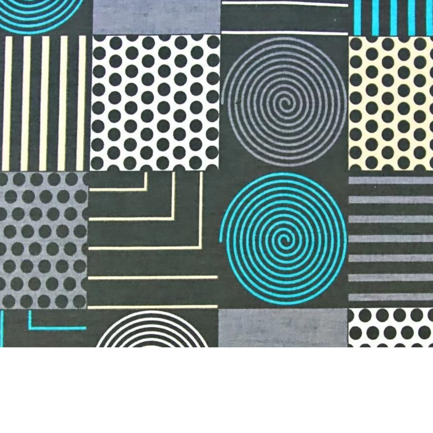 Tissu Coton Motif Patchwork