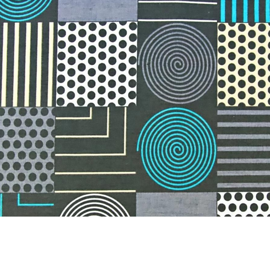 Tissu Coton Motif Patchwork