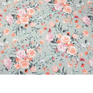 Tissu Coton Motif Fleurs