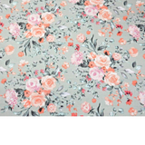 Tissu Coton Motif Fleurs