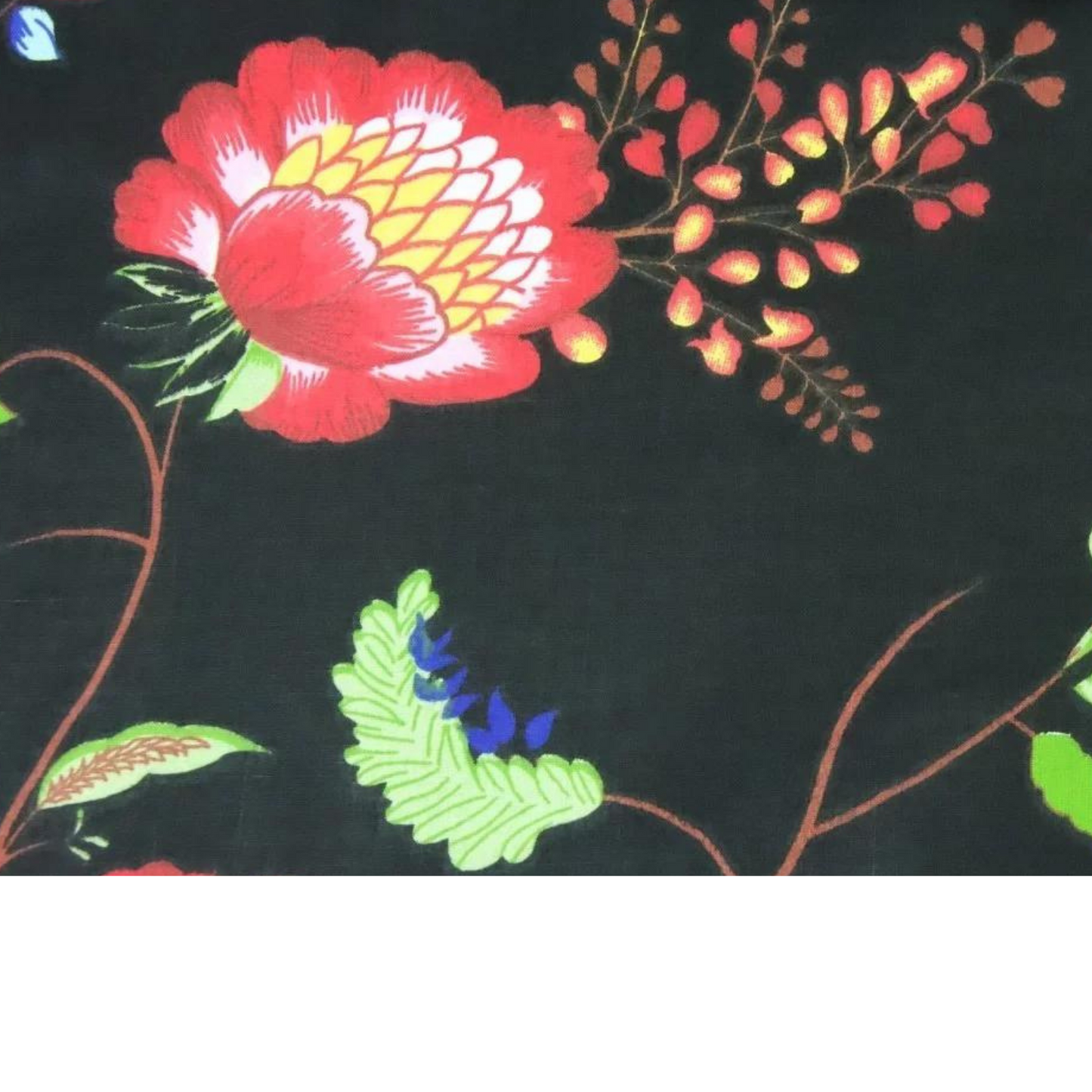 Tissu Coton Motif Fleurs
