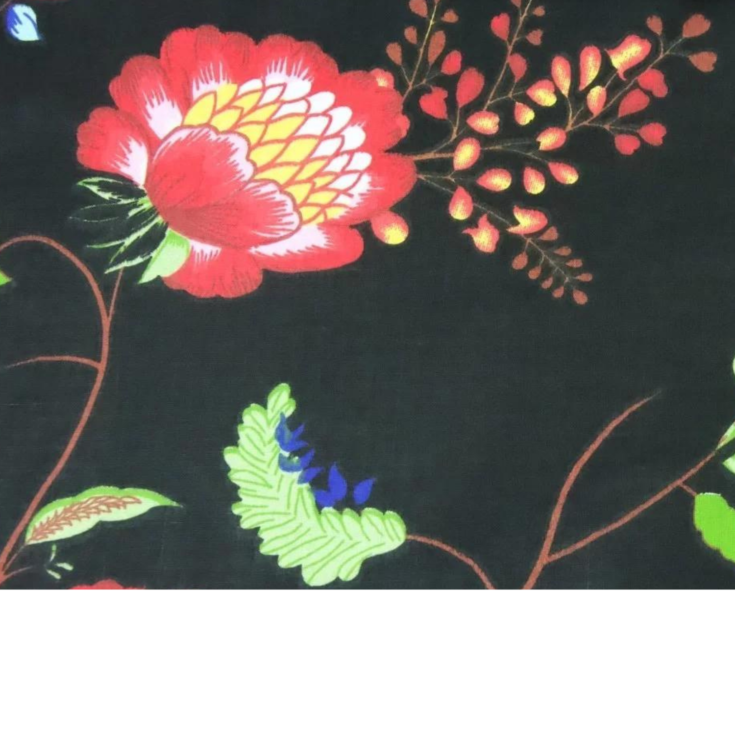 Tissu Coton Motif Fleurs