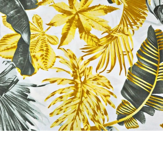 Tissu Coton Motif Plantes