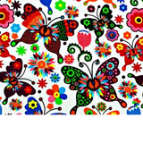 Tissu Coton Motif Papillons