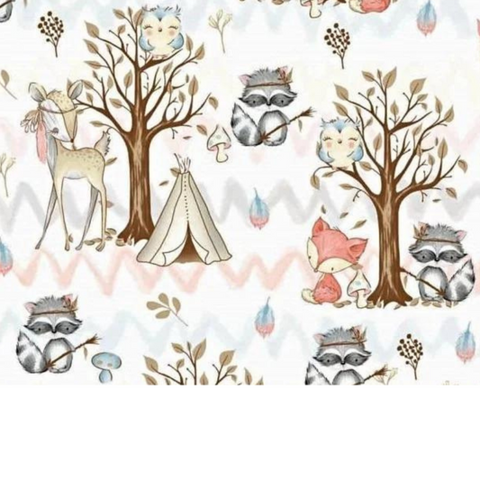 Tissu Coton Motif Animaux