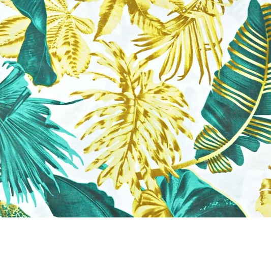 Tissu Coton Motif Plantes