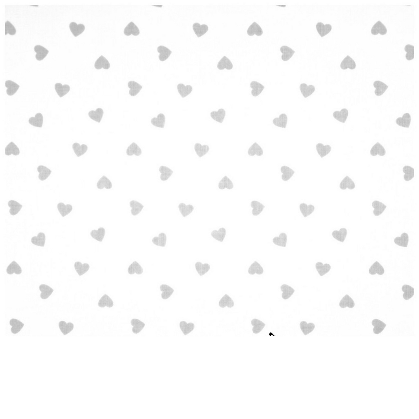 Tissu Coton Motif Coeurs