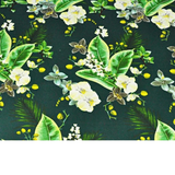 Tissu Coton Motif Fleurs