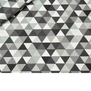 Tissu Coton Motif Triangles