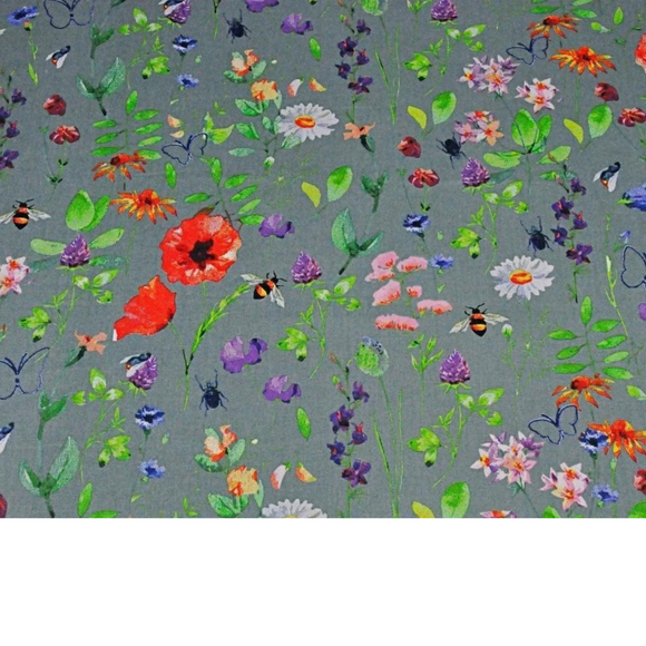 Tissu Coton Motif Fleurs